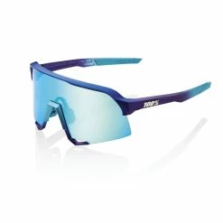 100% S3 Eyewear -Bikes Shop 100 S3 MATTEMETALLICINTOTHEFADE BLUETOPAZMULTILAYERMIRRORLENS