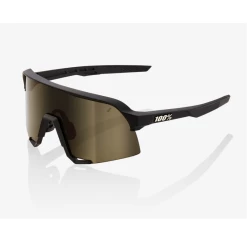 100% S3 Eyewear -Bikes Shop 100 S3 SOFTTACTBLACK SOFTGOLDMIRRORLENS