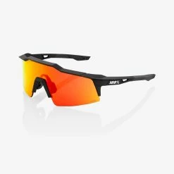 100% Speedcraft SL Eyewear -Bikes Shop 100 SPEEDCRAFTSL SOFTTACTBLACK HIPERREDMULTILAYERMIRRORLENS