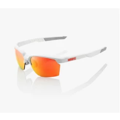 100% Sportcoupe Eyewear -Bikes Shop 100 SPORTCOUPE SOFTTACTWHITE HIPERREDMULTILAYERMIRRORLENS