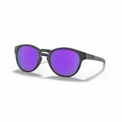 OAKLEY Latch Sunglasses -Bikes Shop Latchmatteblackframeprizmvioletlenses