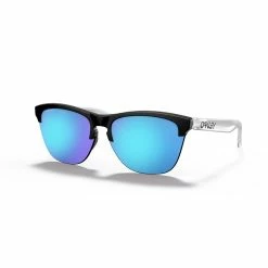 OAKLEY Frogskins Lite Sunglasses -Bikes Shop MatteBlackFrameprizmsapphirelenses