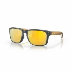 OAKLEY Holbrook Polarized Eyewear -Bikes Shop Prizm24kPolarizedLensesmattecarbonframeholbrook
