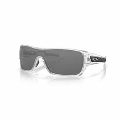OAKLEY Turbine Rotor Sunglasses -Bikes Shop PrizmBlackPolarizedLensesoakleyturbinerotorpolishedclearframe