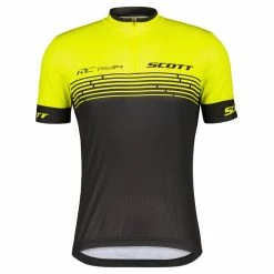 SCOTT RC Team 20 S/Sleeve Men's Jersey (2022) -Bikes Shop SCOTTRCTEAM20SHORT SLEEVEMEN SSHIRTyellow